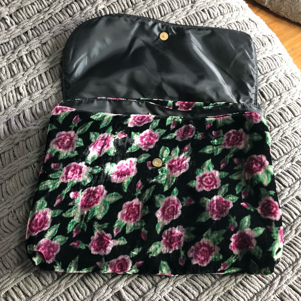 Floral Velvet Victoria’s Secret Bag
